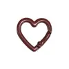 Clips de Resorte Coloridos, Anillas Abiertas Redondas, Anillas de Resorte en Forma de Corazón, Accesorios para Llaveros DIY, Conectores de Aleación