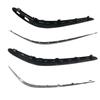 Adecuado para Mercedes-Benz Clase E W211 03-07, moldura de parachoques delantero, moldura brillante, moldura con orificio 2118800512