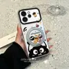 Funda Adecuada para Teléfono Oppo Reno 15 Pro, Diseño de Dibujos Animados de Moda para Mujeres, Funda Reno 16 Lente Divertida Cobertura Completa Negro Carbón Bola de Carbón