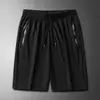 Pantalones Cortos Deportivos de Verano para Hombre, Seda Helada, Secado Rápido, Talla Grande, Casual, Holgados, de Cinco Puntos