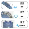 Corsé de Mezclilla Estilo Europeo y Americano con Tirantes de Perlas, No Necesita Ropa Interior, Top Tubo Sexy para Actuación en Escenario, Ropa Exterior con Brillantes Pedrería