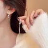 Placa de Incienso para Mosquitos sin Orejas Pinza para Oreja Diseño de Estilo Frío Pendientes Pendientes Largos con Borlas para Mujer Pinza para Oreja Indolora Versátil