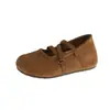Mocasines de Mujer 2026 Nueva Temporada Primavera y Otoño Retro Suela Gruesa Aumentadores de Altura Doble Uso Slip-On