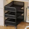 Prateleira de Armazenamento de Mesa, de Chão, Estante Móvel, Suporte de Livros Metálico de Múltiplas Camadas, Prateleira de Armazenamento de Bolsas de Livros de Grande Capacidade
