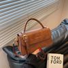 Bolso de textura práctica de alta gama para mujer 2025 primavera nueva moda para ir al trabajo versátil de hombro bandolera de mano bolso cuadrado pequeño
