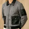 Otoño 2026 Transfronterizo Amazon Chaqueta con solapa estilo Old Money Americano 3D Abrigo Vintage Ropa de trabajo para hombre estilo Old Money