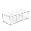 Caja de Almacenamiento Tipo Cajón de Escritorio Acrílico Transparente Estante de Almacenamiento Escritorio Dormitorio Papelería Cuenta de Mano Caja de Almacenamiento de Cosméticos