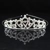 Corona Infantil Tocado Banda para el Cabello para Adultos Actuación Escénica de Danza con Cristal de Diamantes de Imitación para Niñas Bebé Anfitrión