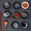 Plato para condimentos plato para condimentos plato de porcelana para salsa plato para vinagre plato para mostaza restaurante japonés plato para salsa para olla caliente plato redondo