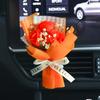 Aromaterapia para coche, salida de aire, perfume, creativo, inmortal, ramo seco, decoración para coche, adornos, fragancia, clip, rosa, venta al por mayor