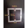 86 cajas de pieza de fijación de panel de interruptores soporte de fijación fijaciones pieza de fijación de panel de enchufe soporte de fijación
