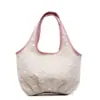 Bolso de Moda de Verano 2025 Nuevo Estilo Coreano Tejido Elegante Bolso de Hombro Bolso de Mano Gran Capacidad Cubo Bolsa de Compras