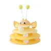 Brinquedo popular de prato giratório para gatos, brinquedo de abelhinha que tomba, um gadget divertido e entretenedor para gatos se divertirem, suprimentos para animais de estimação para gatos