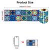 Amazon Transfronteiriça Especializada em Adesivos de Cintura com Padrão Mandala Marroquino para Backsplash de Cozinha Rodapés Adesivos de Parede Autoadesivos