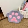Outono e inverno desenho animado pelúcia infantil bolsa fofa garra de gato macio irmã corrente ombro bolsa mensageiro meninas bolsa de moedas atacado