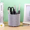 Estilo Ins Tubo Giratorio para Guardar Brochas de Maquillaje Cubo para Brochas Estante de Almacenamiento Caja de Almacenamiento de Escritorio Portabolígrafos para Maquillaje de Tocador