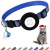 Funda Protectora Adecuada para Rastreador Apple Find My Correa Reflectante para Collar de Mascota Campana Colgante de Espina de Pescado Campana