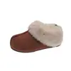 Zapatos Birkenstock Peludos de Suela Gruesa para Aumentar la Altura Interior para Mujer, Uso en Exteriores, Nuevo Invierno 2026, Cálidos de Algodón Engrosados con Felpa