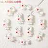 Joyería para arte de uñas de dibujos animados Kulomi Jade Perro Canela Zorro pequeño Oso Kitty Gato Calcomanía para uñas DIY Decoración de resina al por mayor