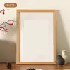 Marco de Fotos para Caligrafía de Madera Maciza Marco Vacío 4K Marco de Fotos en Blanco Montaje DIY Pincel de Caligrafía Marco de Caligrafía Colgante de Pared Personalizado A3A4