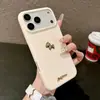 Funda de Teléfono 3D de Pony Dorado de Año Nuevo para Apple 16/17 Pro, Textura de Cuero Ip15, Festiva para 14, Unisex para 13, 12