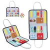 Tablero de Aprendizaje de Fieltro DIY para Niños Juguetes Educativos de Ciencia y Educación Materiales de Enseñanza de Educación Preescolar Materiales Didácticos Manualidades de Iluminación Ocupadas