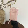 Estilo Coreano 2026 Primavera Nueva Moda Casual Bolso Cruzado para Teléfono Ins Bolso de Hombro Simple Lindo Bolso Mini