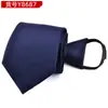 Gravata com Zíper Masculina 8cm Social de Negócios Noivo Casamento Fácil de Puxar Segurança Loja 4S