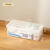 Caja de Almacenamiento de Mascarillas Desechables de Gran Capacidad, Transparente y a Prueba de Polvo, Caja Organizadora de Medicamentos para la Entrada del Hogar