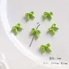 8*10mm tinta colorida pequeno laço contas de liga diy carro pendurado pulseira corrente de celular acessórios de joalheria material
