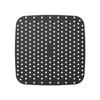 Tapete de Silicone para Air Fryer, Tapete Drenador de Óleo, Pad para Cozinhar no Vapor, Revestimento para Panela, Tapetes Redondos e Quadrados, Tapete de Silicone Certificado Transfronteiriço