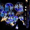 Luz de Calle LED para Frutas Uvas Cruce Festival Calle Comercial Noche Proyecto Municipal Iluminación Decoración Colgante de Calle