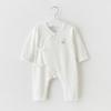 Ropa para Bebé Recién Nacido para Primavera y Otoño, Pijama Fino de Algodón 0 Puro Estilo Monje para 3 Meses, Mameluco, Traje para Gatear, Mameluco para Bebé Recién Nacido