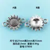Múltiplos Estilos de Pingentes de Flores Frescas Flores Pequenas DIY Acessórios de Joias Liga de Zinco Charms para Colar Bolsa Atacado