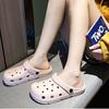 Zuecos de Verano de Moda para Enfermera, Playa, Ligeros, Suela Suave, Zapatos Cerrados para Pareja, Medias Zapatillas para Uso Exterior en la Playa, Sandalias