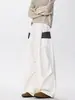 Pantalones Cargo Plisados de Cuadros de Moda para Hombre, Estilo Retro Americano, Pantalones Paracaídas Deportivos Versátiles, Pantalones Casuales de Calle