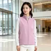 Colete Soft Shell Outono Inverno Masculino Esportes ao Ar Livre Corrida Gola Alta Jaqueta Feminina Sem Mangas Top Moda Versátil Quente Colete de Trabalho