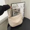Bolsa de nylon para dumplings, bolso cruzado para mujer, nuevo estilo 2026, verano, casual, mochila de un solo hombro, gran capacidad, deportivo, ligero, bolso pequeño