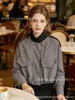 Para Comercio Exterior Transfronterizo al por Mayor 2026 Nueva Moda Femenina Europea y Americana Chaqueta Bomber Retro Moderna de Cuadros