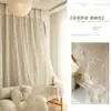 Cortinas de Dormitorio con Tela Integrada y Visillo, Doble Capa con Blackout, Nuevo Modelo 2024, Estilo Princesa de Encaje Francés para Sala de Estar