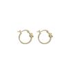 Pendientes de Plata de Ley 925 Zhang Zifeng Aros Lisos No Extraíbles Aros de Oreja de Nicho para Mujer Verano 2026 Nuevos Pendientes y Accesorios
