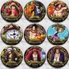 Insígnia de Lata One Piece Alfinetes Acessórios Luffy Ace Sabo Barba Branca Luffy Presente Corporativo