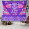 Tapiz de Amazon Transfronterizo ins Colgante Tela de Fondo Bohemio Mandala Elefante Tela de Pared Manta Decorativa Europea y Americana
