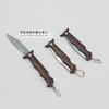 Cuchillo de Fruta Plegable Portátil Cuchillo de Defensa para Picnic y Camping al Aire Libre Cuchillo Multiusos para Desembalaje Doméstico