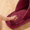 Un Par de Zapatillas Rojas de Boda para Invierno, Lujo Ligero para Recién Casados, Zapatillas de Boda Festivas como Dote de Novia, Gama Alta