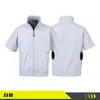 Ropa de Aire Acondicionado de Venta Caliente Manga Corta Fuente Transfronteriza Prevención de Golpe de Calor de Verano Ropa con Ventilador Transpirable Ropa de Trabajo Personalización