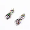 Accesorios de Joyería Europeos y Americanos Pulseras Collares Adornos Accesorios DIY Cuentas de Colores Mariposas Combinadas con Accesorios Dorados Colgantes Comercio Exterior