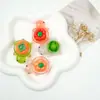 Tortuga Vegetal que Brilla en la Oscuridad Puesto Callejero Artículos Pequeños Celebridad de Internet Lindo DIY Joyería de Resina Accesorios Adornos para Coche