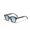 Gafas de sol Xunge Nuevas Retro TR90 con Pin Estilo Japonés y Coreano Redondas Ins para Hombre y Mujer 2025 Nuevas Transfronterizas
