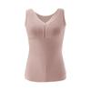 Chaleco Térmico de Grafeno Posavasos Extraíble Bra sin Rozaduras Ajustado al Cuerpo Ropa Interior Térmica para Mujer Ropa Exterior Versátil